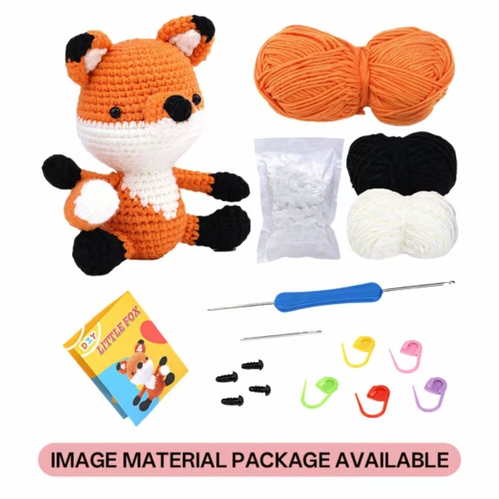 NIB mini fox crochet kit
